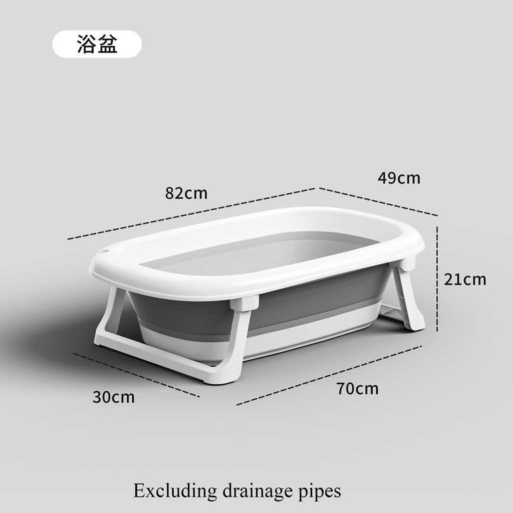 Foldable Pet Bathtub Without Bending Down Dog Supplies Cat and Dog Heighten Bathtub with Elevated Bracket Bathing Table