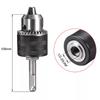 1.5-13mm Precise Drill Chuck Converter 1/2"-20UNF Thread Quick Change Adapter SDS-Plus Round Shank 3-Jaw Key Drill Chuck