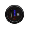 Universal 52mm 12V Fuel Level Gauge Car Motorcycle-10-Segment LED Display,Ultra-Thin Meter with Blue Backlight Easy Installation