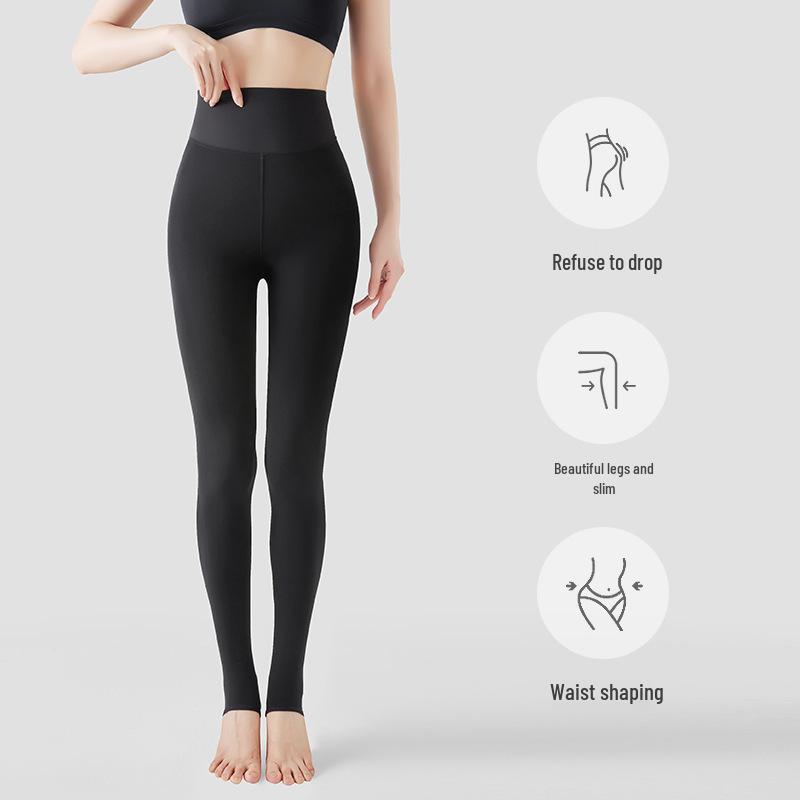 

Женские колготки с флисовой подкладкой с эффектом «голых ног», больших размеров, для ношения весной/осенью Regular Fit (Height 150-168cm)