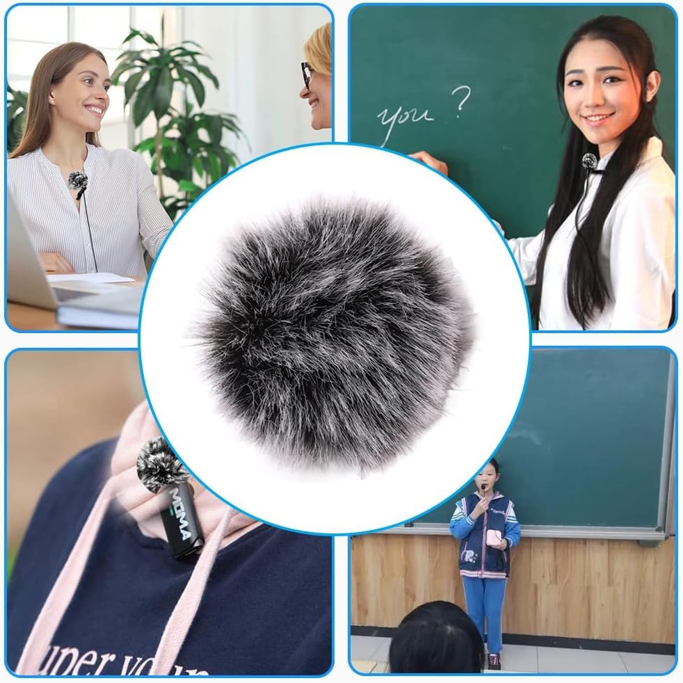 Klapový mikrofon ochrana proti větru pro klopový klopový mikrofon ochrana proti větru Klip na mikrofon ochrana proti větru klopový mikrofon mikrofonní příslušenství pro mikrofony