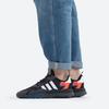Adidas Originals Nite Jogger Fabric Sports Breathable Low-Top Lifestyle Shoes Unisex Sneakers Gray White Red FX6834
