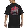 Nike Logo Print Drop Shoulder Round Neck Pullover Breathable Short Sleeve T-Shirt Men Tops Black FN4176-010