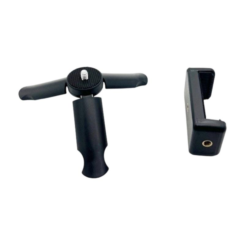 Lightweight Tripod Phone Mount For Camera And Smartphone With Universal 1/4Inch Screw Hole Secure Slip Proof Design