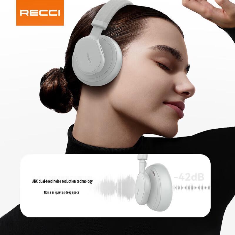 Recci REP-W93 ANC Wireless Over-Ear Headphones