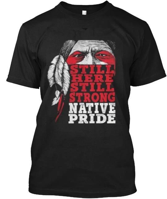 

Native American 100% Cotton T-shirt Mens Tees Top Made in the USA T-Shirt Tee Top Unisex S
