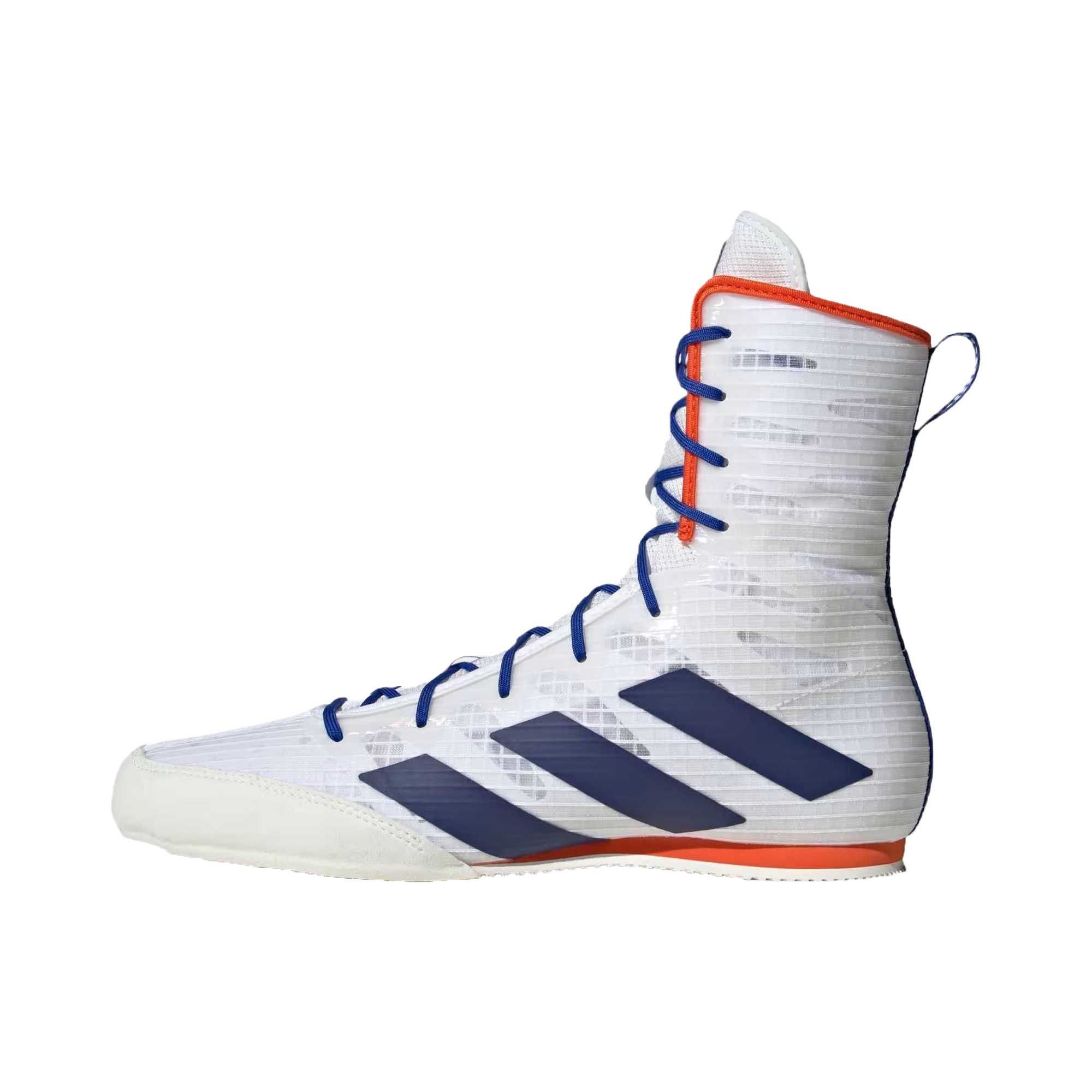 adidas Box Hog 4 White Dark Blue Unisex Sneakers Cloud-White Royal-Blue JP9847 38