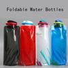 Portable 1PC 700ml Ultralight Foldable Water Bag Water Bottle Pouch Outdoor Sport Supplies Hiking Running Flask Water Bottle