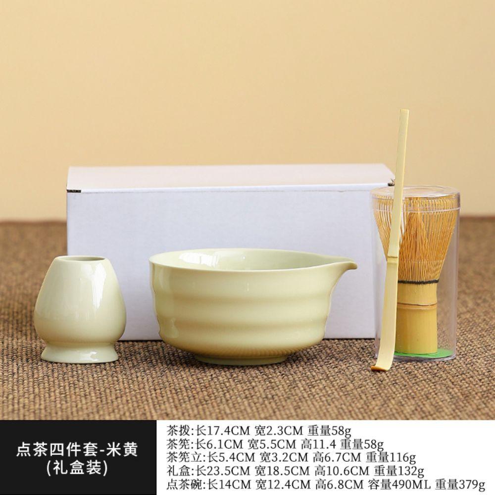 Japanese Matcha Sets Ceramic Matcha Gift Box Bowl Bamboo Whisk Grinder Brushes Tea Tools for Tea Lovers Teaware Accessories New