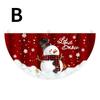 Creative 1Pcs Christmas Outdoor Polyester Fan-shaped Flag Christmas Decor For Home Cristmas Drop Ornament Xmas Gift New Year