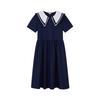 Fuloumi Girls' Sweet Doll Collar A-line Dress
