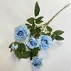 Long Plush Rose Wedding Bouquet For Photography And Home Decor