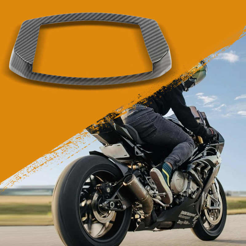 Motorcycle Meter Frame Cover Carbon Fiber Style Speedometer Instrument Panel Frame Decal Protector for Yamaha NMAX155