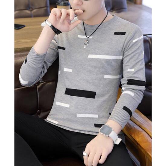 Male Sweater Autumn Winter Fashion O-neck Pullover Casual Slimfit Mens Wool Knitted Sweaters