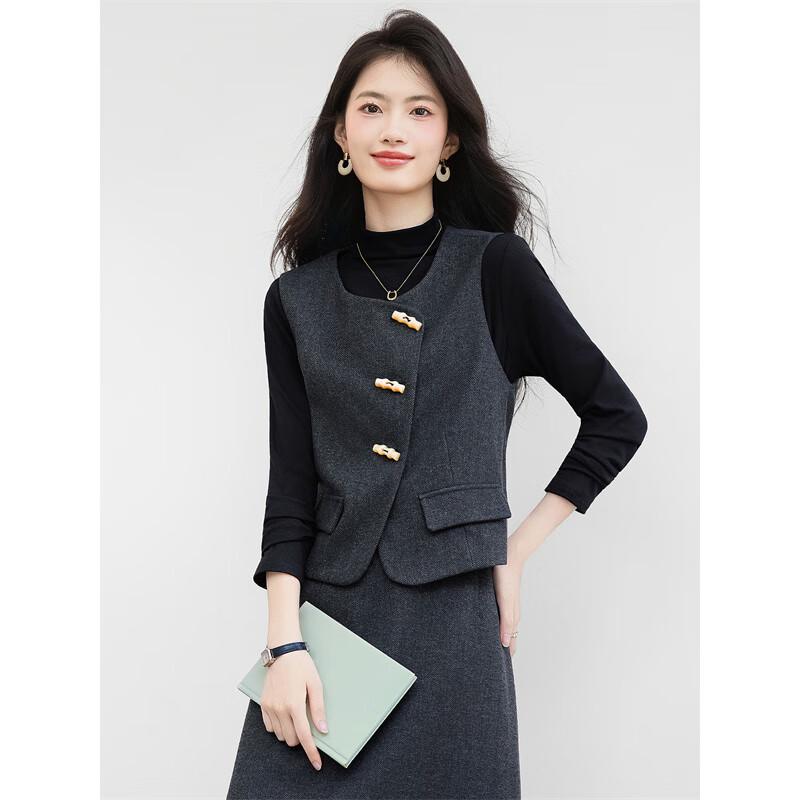 Women's Fashion Wool Vest Coat