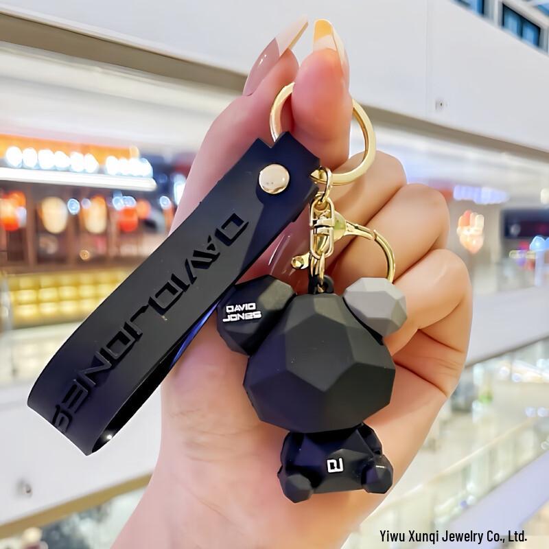 SPACEXPERT Faceted Bear Keychain