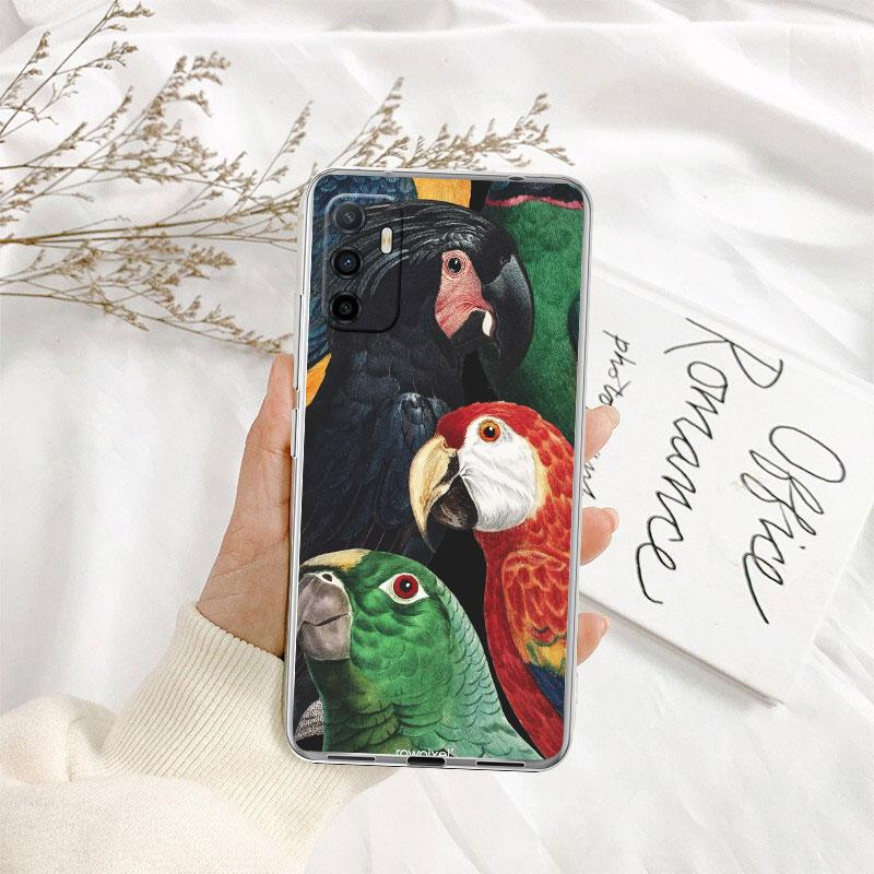 Parrot Bird Phone Case for Motorola Moto G10 G20 G30 G31 G32 G34 G35 G41 G42 G50 G51 G52 G55 G60 G60S G62 G71 G72 G75