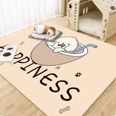 Tappetino per animali domestici in PVC a cartoni animati: Tappeto per Cani Resistente allo Sporco e Impermeabile per Canili