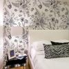 45x300cm PET Floral Vine Pattern Self-Adhesive Wallpaper for Living Room, Bedroom, Home Decoration, Peel and Stick Easy DIY