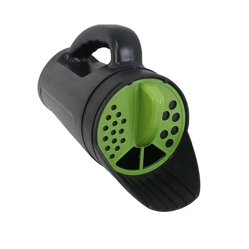 

Seeds Spreader adjustable opening Hand Shaker Spreader for Turf Fertilizer Grass Seed Salt and Sand handheld Lawn garden spreader tools зелёный