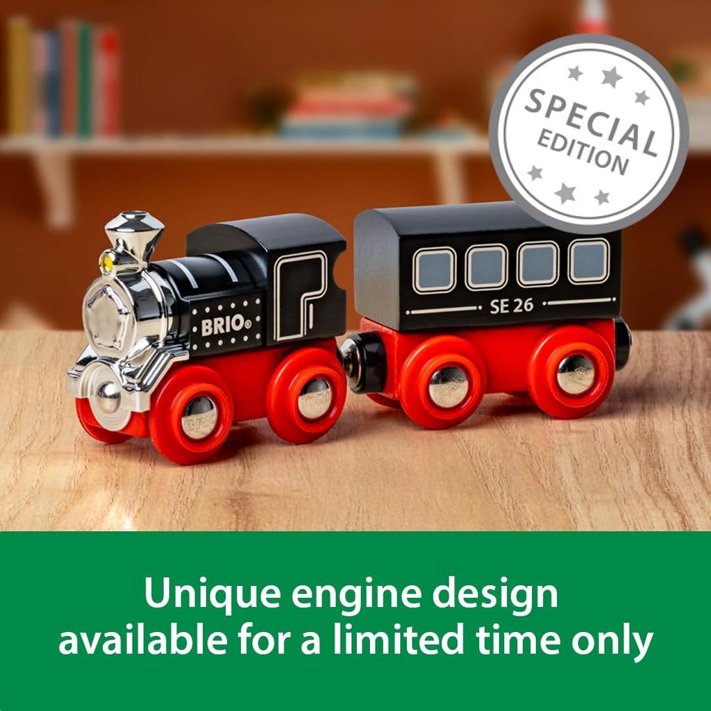 BRIO Wooden Railway Educational Toy 2026 Limited Edition Train Ages 3+ Wooden Toy Locomotive Vehicle Birthday Christmas Present 36140 Indoor Play Boys