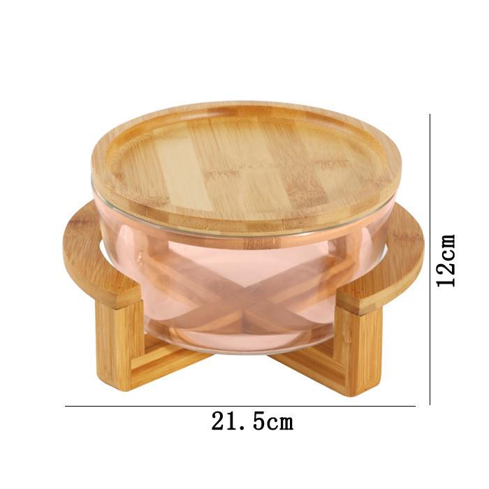Nordic Heat-Resistant Glass Bowl - Creative Round Salad & Fruit Serving Dish