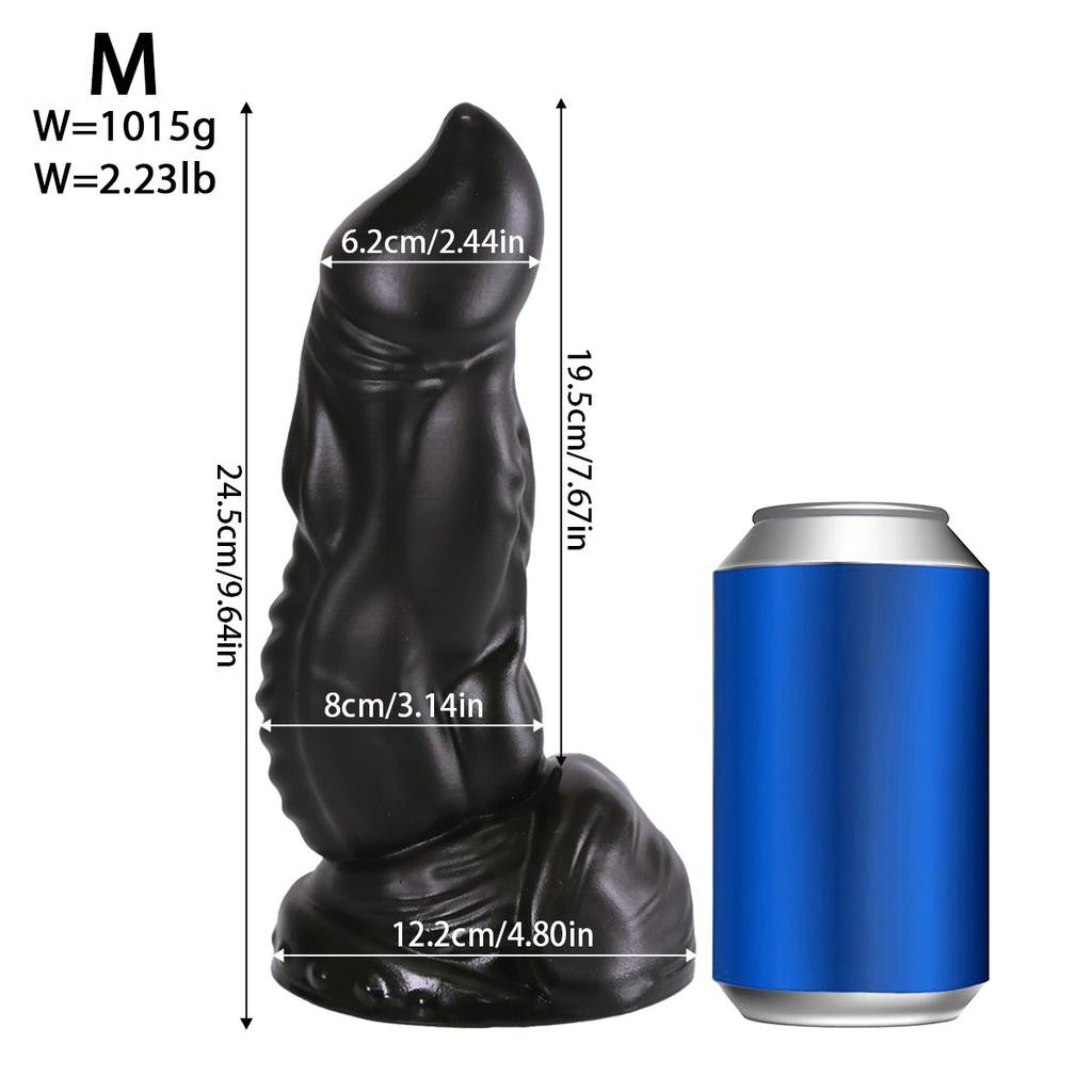 PVC Extra Long Anal Plug Dildo Sex Toy Masturbator for Men and Women Strap On Penis Realistic Dick BDSM