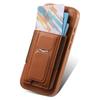 CASENEO For iPhone 17 Pro Max Case with Foldable Kickstand TPU PU Leather PC Card Bag Magnetic Phone Cover  Compatible with MagSafe