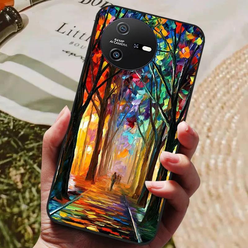 Για Blackview Oscal Tiger 12 Θήκη Δροσερή Ζωγραφισμένη Σιλικόνη TPU Μαλακό Κάλυμμα για OSCAL TIGER 12 Θήκες Μαύρο Προστατευτικό Κέλυφος Τηλεφώνου
