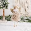 Old Man Snowman Plush Toy Pendant Angel Girl Xmas Tree Pendant Cute Christmas Angel Doll  Xmas Tree