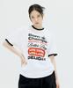 BORN CHAMPS [5 Colors] Lyll Delight Women'S Fleece Ringer Short Sleeve T-Shirt B25St53