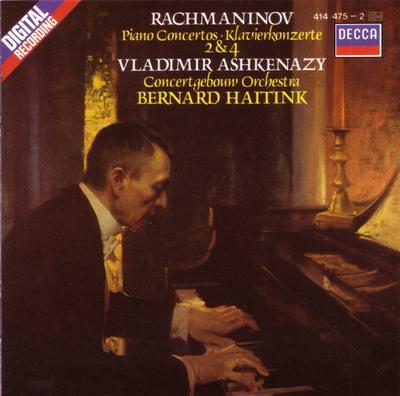 CD ASHKENAZY, HAITINIK; ROYAL CONCERTG - Rachmaninov: Pno Cons 2 & 4 4144752 Decca 1986 Europe Classical Used