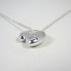 [Used] TIFFANY 925 Double Teardrop Pendant/j113-1