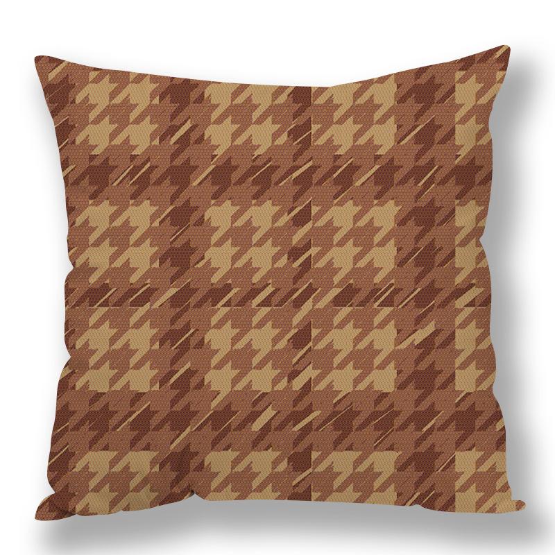 Abstract Houndstooth Geometric Pillow Cover Design Pillow Waist Premium Durable Quality Useful Practical Reliable