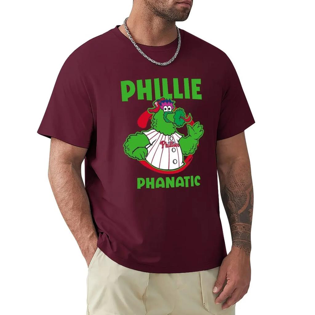 Schweiß-T-Shirts Hippie-Kleidung Herren Grafik-T-Shirts Neue Mode Schwergewicht Vintage Sommer Streetwear phillies phanatic grünes T-Shirt