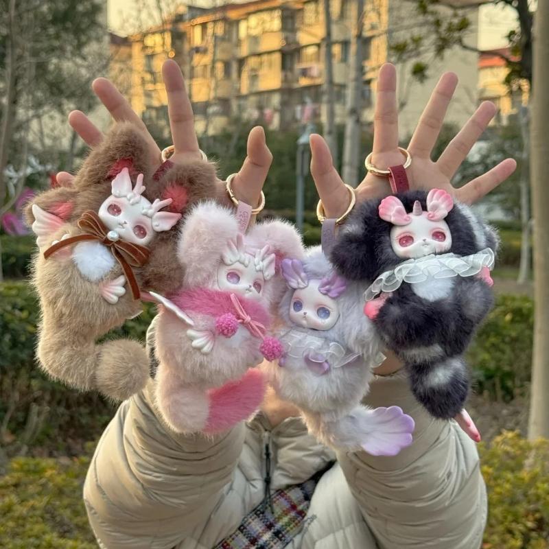 Loloan Dream Float In The World Series Plush  Kawaii Pendant Stuffed Doll Keychain Bag Charm Trendy Toy Home Decor Gift