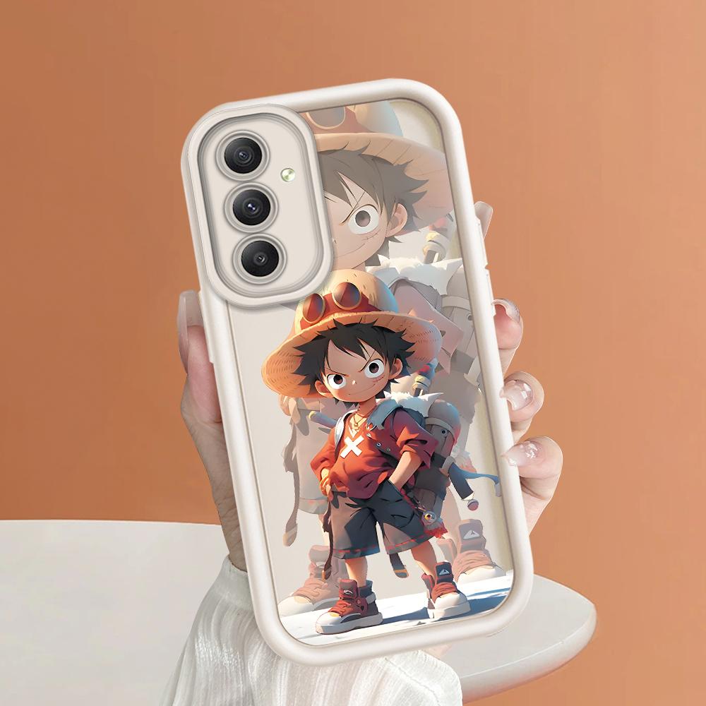 Soft Silicone Square Ladder Printing Pattern Phone Casing Full Cover Camera Shockproof Protection Rubber Case for Samsung