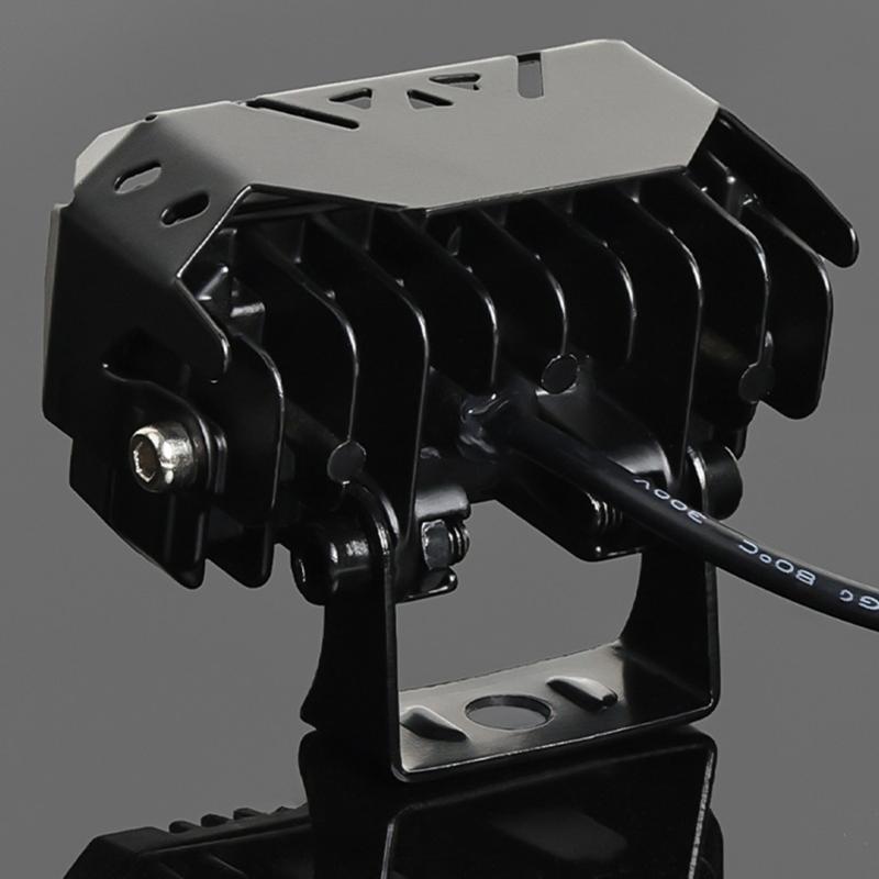 Multiple Mount LED Motorcycle Light High Brightness White Yellow Beam Shockproof Housing For Nighttime Road Illumination