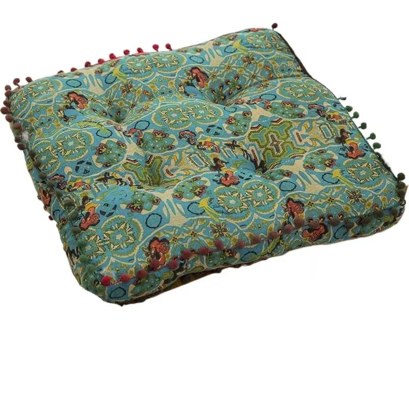 New Imitation Rabbit Fur Seat Cushion Round Thicken Pet Cushion 45cm Soft Car Seat Stuffed Cushion 40x40cm