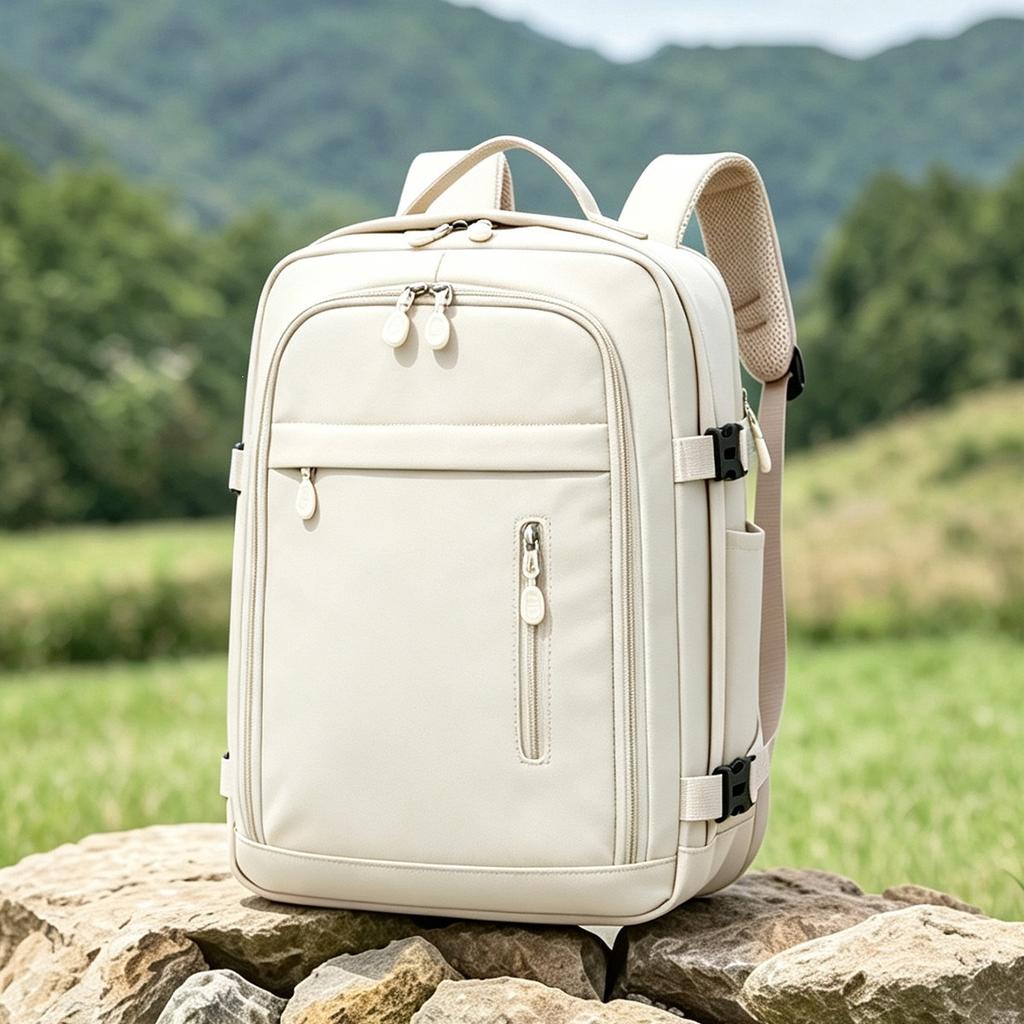 Schoolbag Large Capacity Fashion School Bag Women's Trend Premium Sense Backpack Light Commuter Computer Bag Men's Travel Backpack