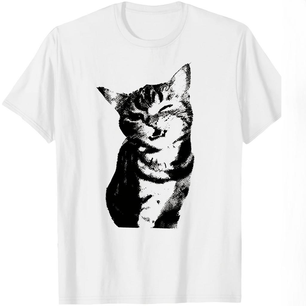 Unisexs Printed Casual ShortSleeve TShirt Summer Crew Neck Tee