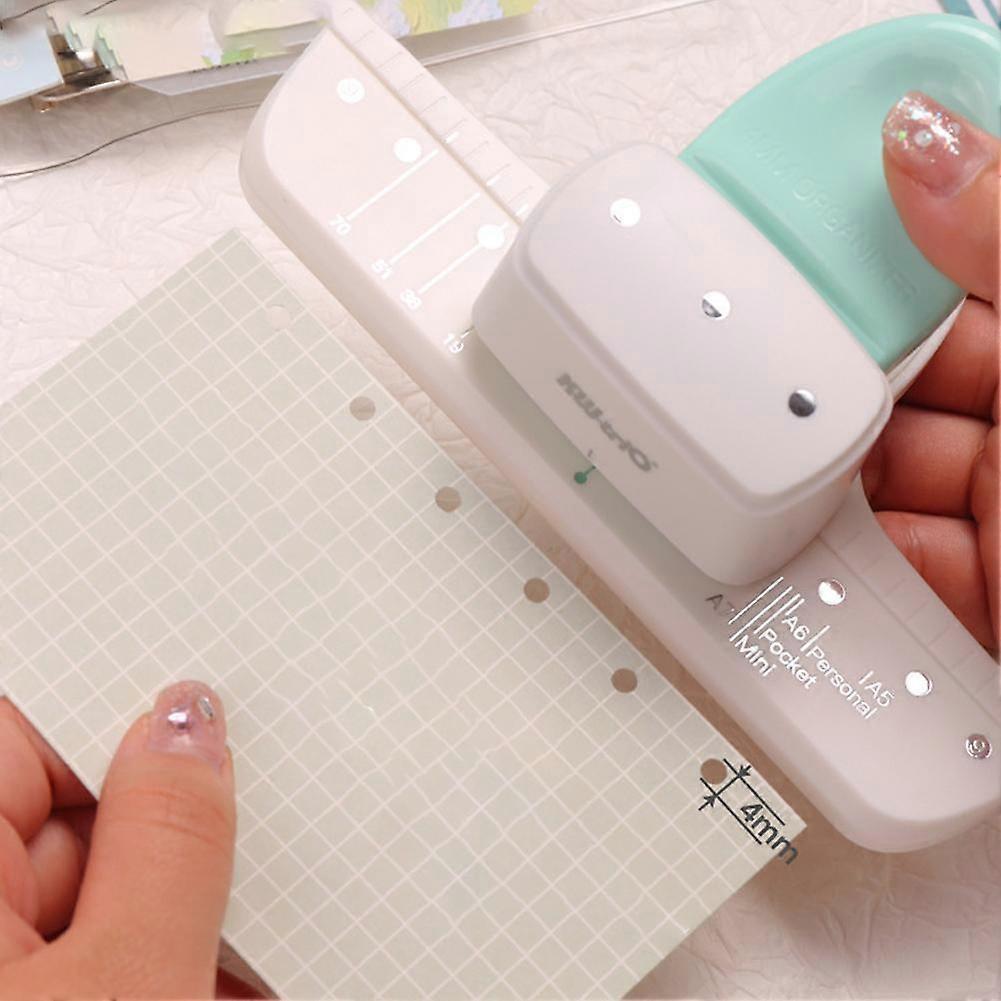 Loose Leaf Hole Punch 3 Hole Paper Puncher 4mm Universal Manual Puncher