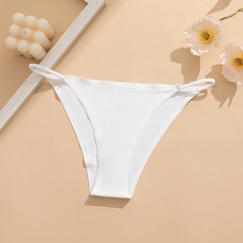 Women's Plus Size Seamless Quick-Dry Breathable Triangle Panties with Cotton Crotch, European Size