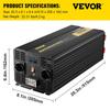 Power Inverter Modified Sine Wave Inverter 6000W DC 12V To AC 230V LCD