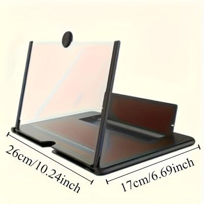 1 Adjustable Phone Holder, High-definition Desktop Magnifying Glass with Pull-out Design, Portable Phone Holder