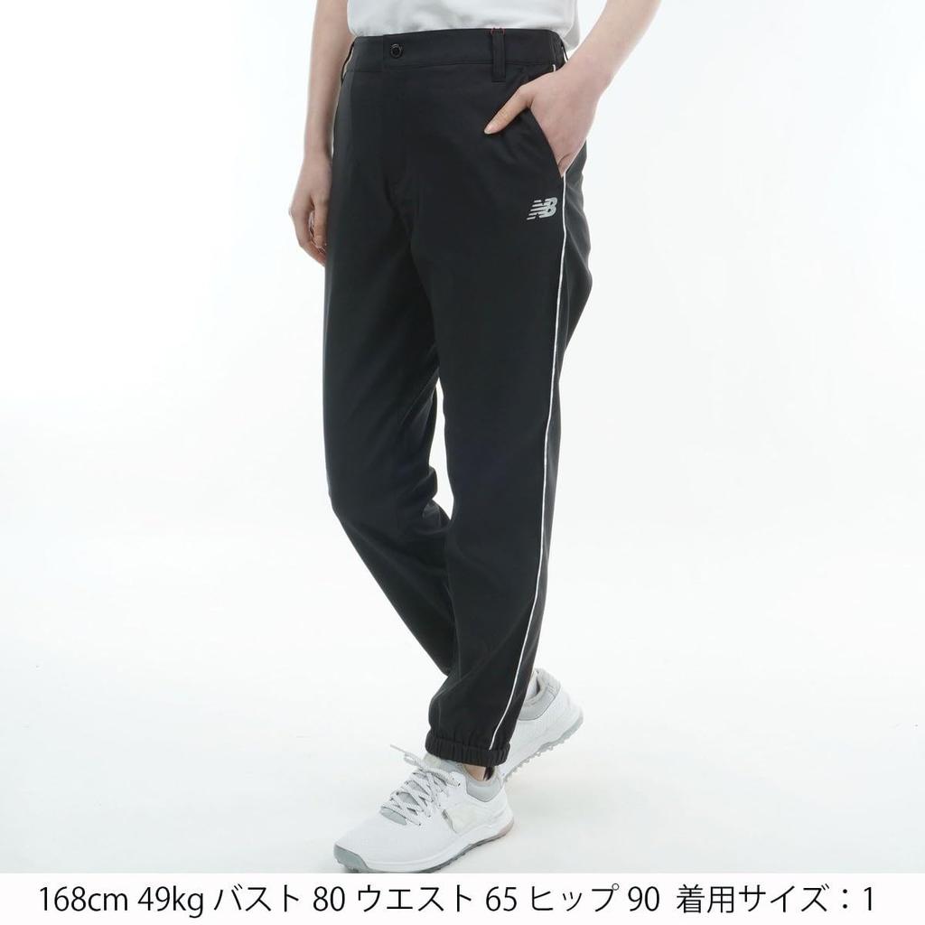Golf Tapered Pants Recycled 0 [New Balance] Women's (Cropped Length, Stretch, Material) / 012-4131508 010_Black [S]