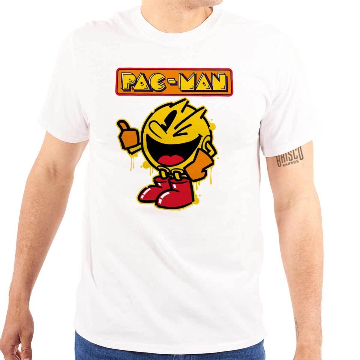 Retro PACMAN Video Arcade Game Urban Drip Womens or Mens Crewneck T Shirt Tee M