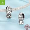Retro Little Wukong Diy Beading Accessories Chinese Style Cartoon S925 Sterling Silver Beads Loose Beads