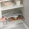 Adjustable Organiser Shelf Storage Cupboard Pantry Stand Support Rack Kitchen