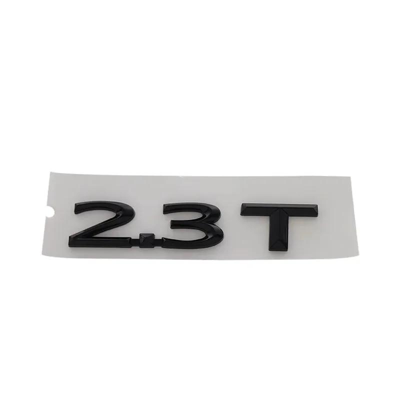 3D Premium 2.3T 2.3 T Letters car Fender trunk Rear Bonnet Decal Emblem Badge Sticker